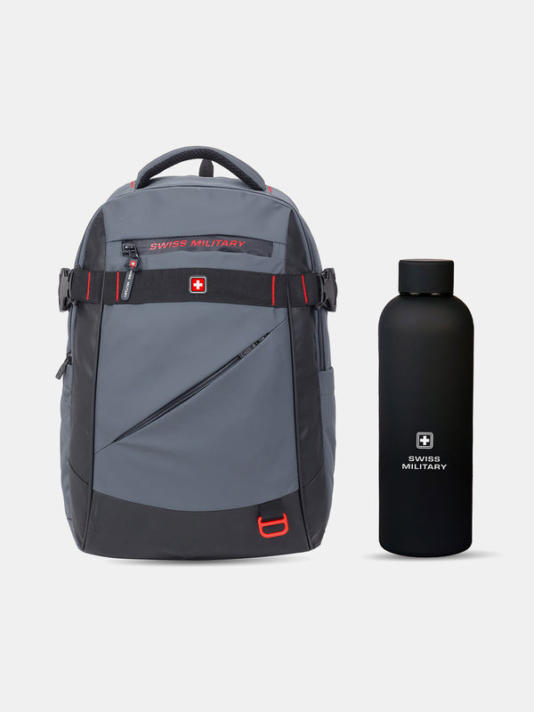 Diwali Gift Combo | 30L Laptop Backpack For 15.6 Inch Laptop & 480ml Hydra Flask Bottle