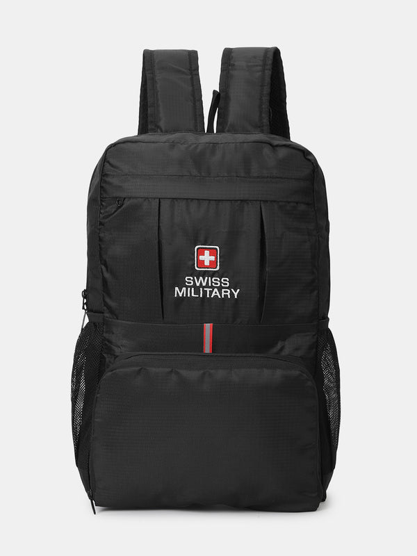 ZEAL Foldable 13L Backpack With Quick Access Pocket, Black | BP06