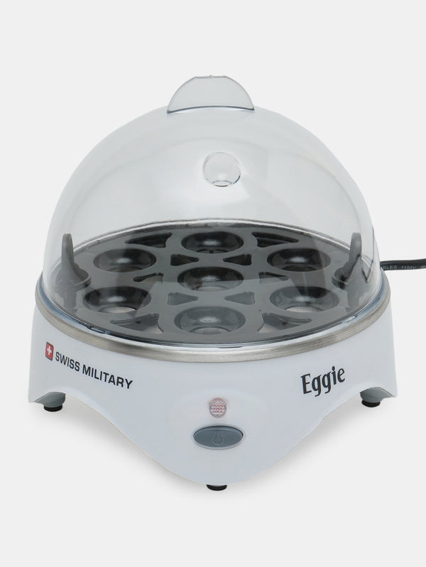 Eggie 7 Egg Boiler With SS Heating Plate, 0.8L, 550 Watts, White