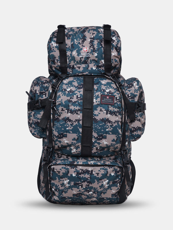 Wave 45L Rucksack Bag With Load Adjusters, Grey | RKSK1001