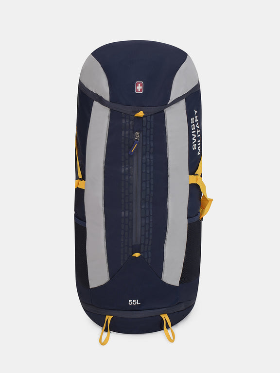 Waveprime Navy Rucksack Bag 55L | Swiss Military India