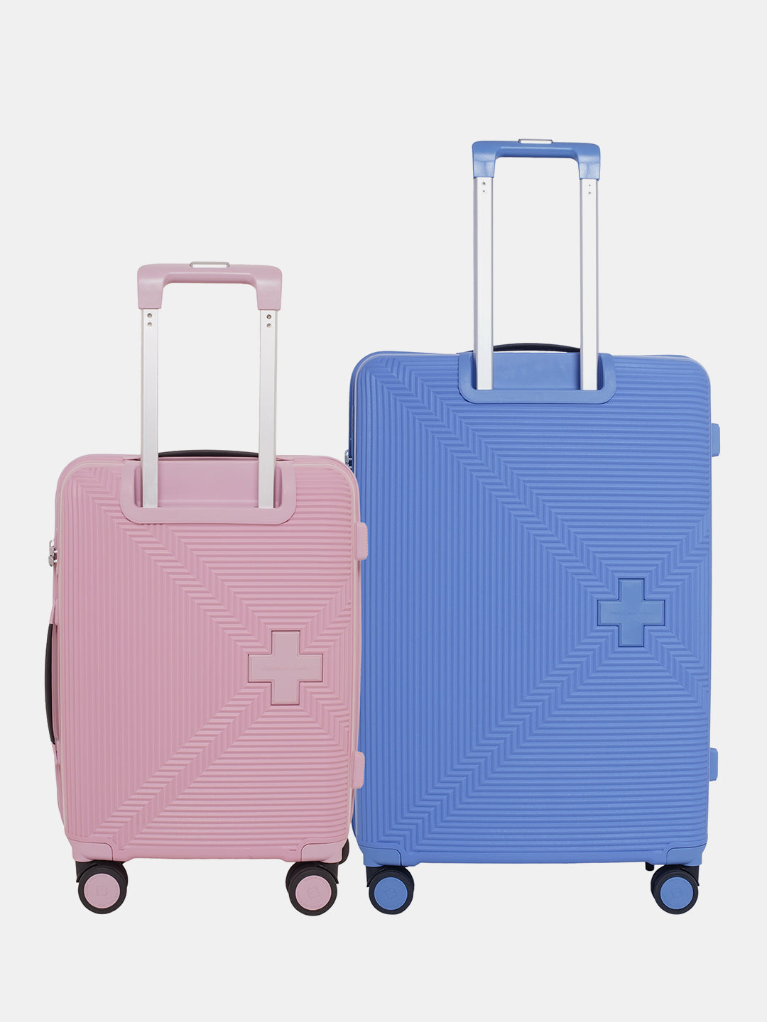 Maze Hard Top Luggage Trolley Couple Combo – Swiss Military India