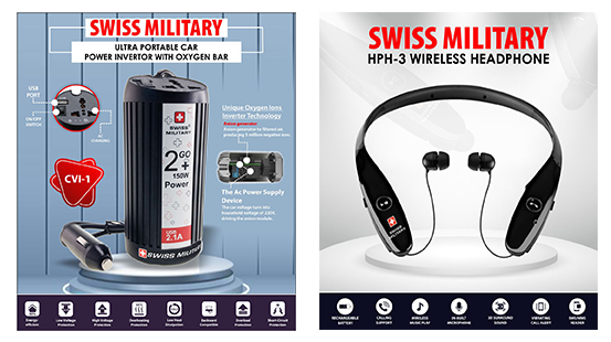 CIV1- Ultra Portable Car Power inverter with Oxygen Bar - SWISS MILITARY  CONSUMER GOODS LIMITED